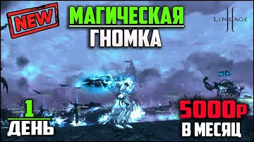 Первая серия. Магическая гномка в Lineage 2 с донатом 5к рублей в месяц. Cервер Cadmus в 2023 году.