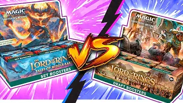 Set booster VS Draft booster LORD OF THE RINGS (sale muy mal)