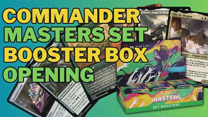MTG Commander Masters Set Booster Box Opening, with Prices.