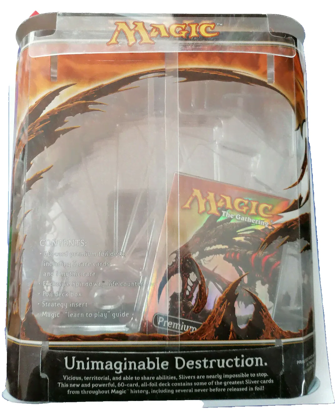 Magic The Gathering MTG Premium Deck Series Slivers Lingua Inglese Aperto-0