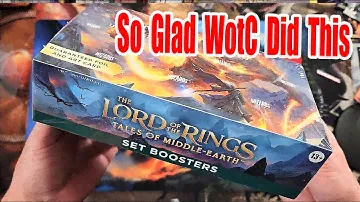 HUGE CHANGE in Lord of the Ring Set Boosters!