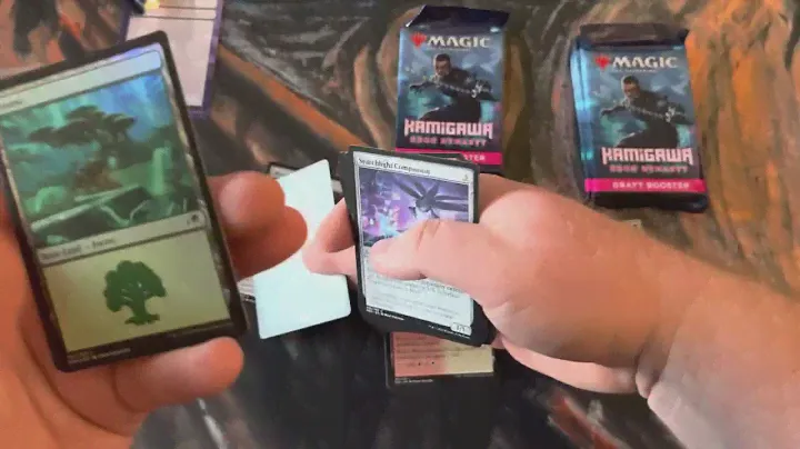MTG - Kamigawa: Neon Dynasty Prerelease Box Unopening