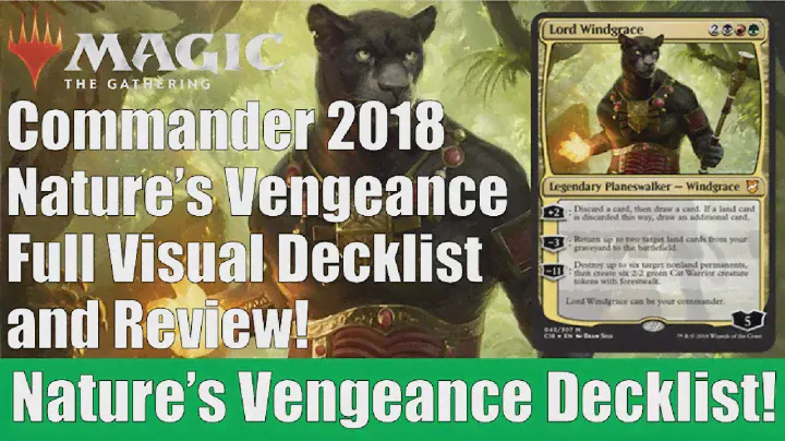 MTG Commander 2018 Nature's Vengeance Full Decklist and Review