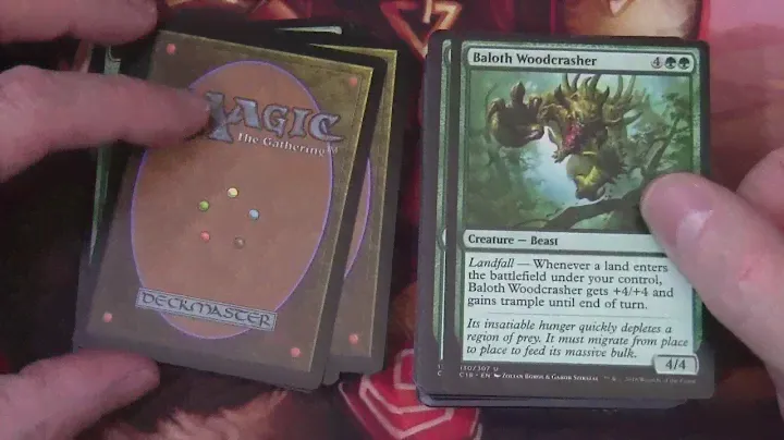 Magic The Gathering - Commander 2018 - Nature's Vengeance Unboxing