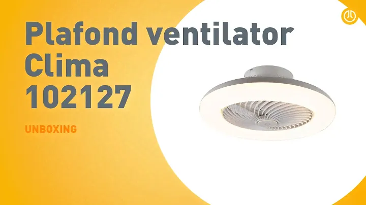 Plafond ventilator Clima 102127 | UNBOXING