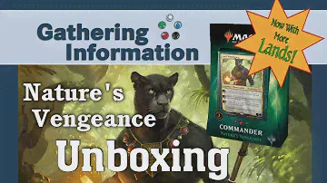 Nature's Vengeance Unboxing (Deck Analysis and Comparisons!)