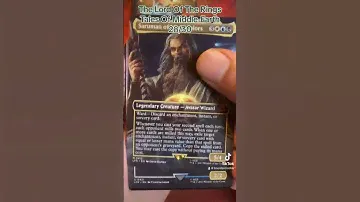 Mtg The Lord Of The Rings Tales Of Middle-Earth Set Booster 28/30!! #mtg #magicthegathering #mtglotr